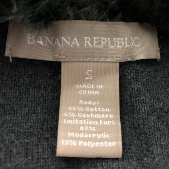 Banana Republic Fur-Trimmed Cardigan - Picture 6 of 6